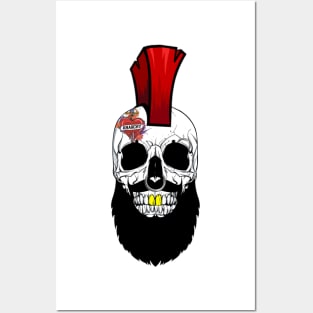 Bearded Skull Posters and Art